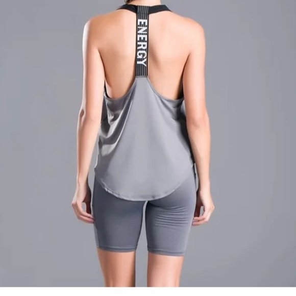 Women fitness tank top with shorts$21.99 free shippingSize SML - Picture 5 of 5